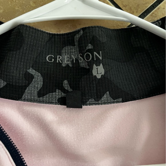 Greyson Light Pink Streamsong Golf Pullover Large - Picture 2 of 4